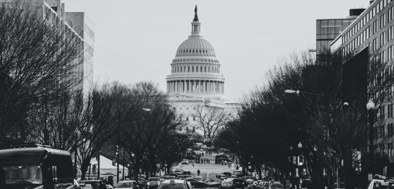 The US Capitol building in Washington, DC